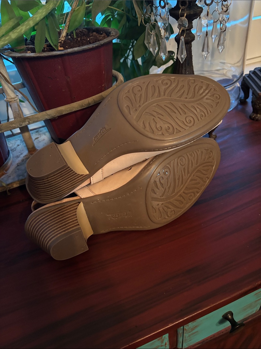 Earth Women's Beige Lace-Up Open-Toe Clog Mules - Picture 9 of 10